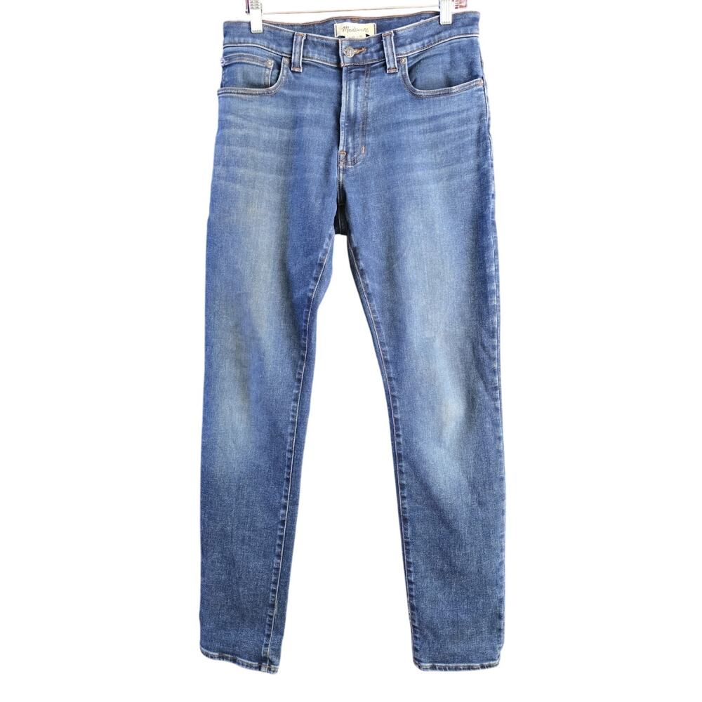 Madewell Mens Size 30 x 32 Slim Fit Jeans Blue Denim Cotton Blend